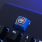 1pc Artisan Zinc-plated Alu-alloy Keycaps for Mechanical Keyboard R4 Overwatch DVA / Iron Man / One Piece / Captain America
